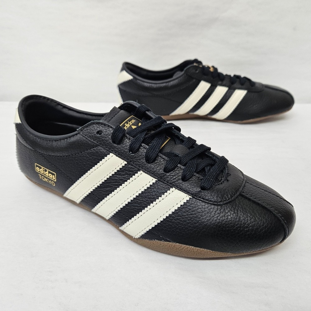 Adidas Tokyo W Lifestyle Sneakers JQ0598 Black White Gum Sole Women's Size 6